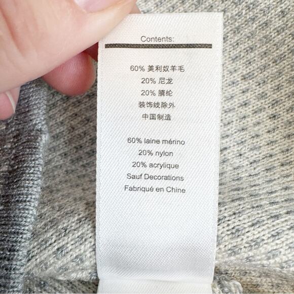 Smartwool Women's Dacano Full-Zip Sweater Ski Merino Wool Blend Jacket Gray S - Picture 8 of 11